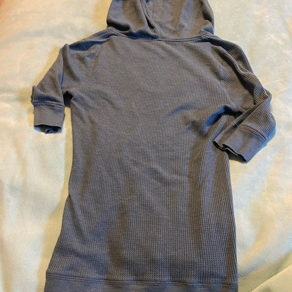 Women’s medium Maurice’s half sleeve waffle knit hooded sweater - Picture 3 of 5